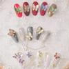 Nova Celebridade da Internet Joia de Unha de Opala Borboleta de Alta Qualidade Joia de Liga de Borboleta Diamante para Decoração de Nail Art Tridimensional