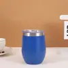 Taza de Huevo Transfronteriza de Amazon de Alto Valor de Doble Pared al Vacío de Acero Inoxidable 304 Termo Taza 12oz Taza de Huevo Barriga Grande