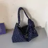Bolsa de ombro casual estilo coreano com estampa floral Shuai Mi Jia para mulheres, novo modelo 2026, bolsa tote de grande capacidade, bolsa de ombro fashion