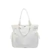 Bolsa de Nylon Ligera y Sencilla para Mujer 2026 Nueva Bolsa Tote de Gran Capacidad para Viajes Cortos Bolso de Hombro Portátil