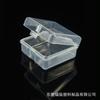 Caja pequeña de plástico transparente con gancho rectangular para joyas, caja cuadrada, a prueba de ruido, caja para tapones para los oídos, caja para medicamentos de polipropileno A3620