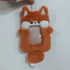 Set de Tarjetas de Felpa Serie Animales Corea del Sur Tarjeta de Comida para Estudiantes Caza de Estrellas Frijol de Amor Tarjeta Pequeña Bolsa para Mostrar Fotos