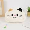 Nueva bolsa de lápices creativa con diseño de gato para estudiantes, bonita caja de papelería de alto valor, bolsa de almacenamiento sencilla de gran capacidad