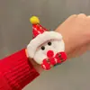 Decoração de Natal Presente Anel de Pressão Infantil Boneca de Pelúcia Pulseira Régua Vestir para o Jardim de Infância Presente de Feriado Acessórios de Cabelo