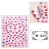 Pegatinas Creativas de Graffiti DIY Transfronterizas Pegatinas de Dibujos Animados para el Manual de Niños Pegatinas Lindas Estampado en Caliente Plateado Pegatinas de Objetos Navideños
