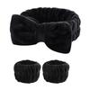 Estilo coreano laço pulseira de cabelo terno de lavagem de beleza simples headband pulseira de pulseira acessórios de cabelo cocar