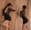 Qiao Duo Lencería Sexy Encaje Sexy Secretaria Falda de Cadera Uniforme de una Pieza Tentación Perspectiva Tienda Nocturna Pasión Pijama para Mujer