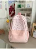 Mochila Ensino Fundamental Meninas Ensino Médio Estilo Coreano Fresca 2026 Dropshipping Nova Menina Grande Capacidade Mochila de Ombro Duplo