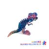 Figura de Dinosaurio Esqueleto Mini Linda Impresa en 3D Tyrannosaurus Rex Fósil Dibujo Animado con Extremidades y Articulaciones Móviles Juguete de Regalo Figura
