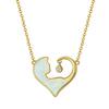 Colección de Cadena para Clavícula de Moda Estilo Bohemio Piedra Natural de Color Diseño Original Collar de Perlas Plata 925 Venta Directa