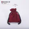 Bolsa de Couro Sintético com Cordão de Veludo para Joias Embalagem de Presente em Estoque