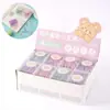 Caixa de Clipes de Papel Coloridos Macaron Clipe de Cauda Longa Conjunto Venda por Atacado Clipe de Bilhete Ursinho Fofo Alfinete de Fixação Papelaria para Encadernação