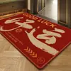 Feliz Año Nuevo y Celebración de Inauguración Felpudo de Lino, Alfombrilla de Baño Absorbente y Antideslizante, Venta al por Mayor
