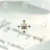 Brincos da coleção F136 liga de titânio roxo claro dourado, piercings labiais G23 titânio rosca interna zircônia, joias para piercing