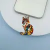 Plano 2D, 1 Pieza de Acrílico Nuevo Colorido Civeta Adecuado para Conector Android Iphone/Tipo-C
