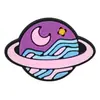 Decoração para Sapato de Borracha Macia PVC de Astronauta Espacial Acessórios para Tamanco Desenho Animado Fivela Decorativa Fivela de Sapato Destacável DIY Acessório de Sapato