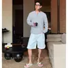 Suéter de punto con cuello Henley, jersey de manga larga a rayas hueco para hombre, estilo fino de otoño e invierno, venta al por mayor de fábrica transfronteriza