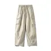 Calça de Caminhada IZEXX para Exterior Tripla Prova Sem Flúor para Homens e Mulheres, Outono Impermeável Solta de Perna Reta Corte Curvo Calça de Trabalho