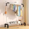 Secador de Roupas Simples de Chão para Uso Doméstico, Varal Retrátil Interno para Roupas, Cabideiro para Quarto, Secador de Roupas de Varanda para Uso Doméstico