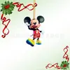 Decoración Navideña Colgante de Mickey de Acrílico para Árbol de Navidad Decoración Colgante para el Hogar del Coche Espejo Retrovisor