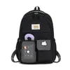 Mochila para menina do ensino fundamental, colorida com arco-íris, grande capacidade, leve, protetora da coluna, redutora de peso, mochila infantil para meninas do 1º ao 6º ano