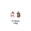 Caja de Regalo de Navidad, Árbol de Navidad, Calcetín de Navidad, Accesorios de Joyería de Aleación DIY de Papá Noel, Pulsera Transfronteriza, Accesorio para el Cabello, Colgante