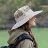 Chapéus de Sol de Montanha para Homens e Mulheres Caminhadas e Camping Chapéus de Pescador Ao Ar Livre Pesca Anti-UV Chapéus de Cowboy Ocidental