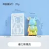 Colección de Moldes de Silicona Apretables Pata de Gato Waffle Cristal Epoxy Pegamento AB Materiales Hechos a Mano para Bricolaje Moldes para Juguetes de Comida