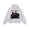 Suéter con capucha de estilo europeo y americano con estampado antiguo y lavado pesado para hombre, estilo Vibe Lazy, estilo americano, moda hip hop, marca, sudadera con cuello redondo