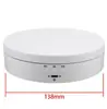 13.8cm Nuevo Estilo Plato Giratorio Eléctrico Giratorio Soporte de Exhibición Ángulo Ajustable de Tres Velocidades Recargable