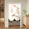 Nova Cortina de Porta Estilo Chinês para Quarto, Sala, Cozinha, Cortina Divisória de Privacidade, Cortina Feng Shui para Porta de Entrada de Casa, Cortina para Bloquear Banheiro