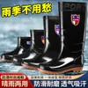 Botas de Chuva de Algodão Forradas com Lã de Inverno Sapatos de Borracha Grossos e Quentes 3637383940414243444546474849 Tamanho Extra Grande