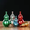 Botella de aceite de esencia galvanizada de 30 ml al por mayor, botella de aceite de esencia cosmética, botella sellada de calabaza galvanizada para loción, en stock, botella vacía
