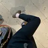 Pantalones de traje ajustados negros de pierna palillo, nuevo de principios de otoño, cintura alta elásticos, caídos, rectos, corte slim, cropped para mujer