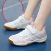 Tênis esportivos infantis novos malha respirável leve tênis de treino meninos e meninas de médio e grande porte tênis de tênis de mesa tênis de tênis tênis de badminton