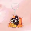 Historia de Batalla de Luo Xiaohei 2 Película de Anime Merchandising Colgante Acrílico para Mochila Llavero Lindo Versión Q