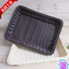 Fornecer cesta de exposição de supermercado rígida 35*25cm cesta de pão cesta de frutas