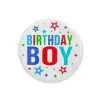 Exclusivo Transfronteiriço para Festa de Aniversário de Meninas Meninos Tema Distintivo Impresso Distintivo de Festa para Adultos Decorações