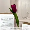 Flores Artificiales de Tulipán Hidratantes Flores Hechas a Mano para Bodas Flores Decorativas Artificiales Arreglos de Piso para Bodas al por Mayor