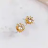Populares Precio Especial Moda Europea y Americana Dulce y Fresco Simple Acero de Titanio Personalizado Versátil Transfronterizo Alta Calidad Conservación del Color Pendientes para Mujeres