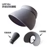 Sombrero de Protección Solar UPF50+ para Ciclismo para Mujer, Anti-UV, Ala Ancha, Parte Superior Abierta, Protección para el Cuello, Cubierta Facial, Plegable, Sombrero de Sol Delgado