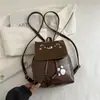Mochila Estilo Coreano com Laço Feminina 2025 Nova Mochila da Moda Tendência Bolsa de Ombro Fofa Bolsa Escolar