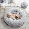 Suministros para Mascotas Más Vendidos Transfronterizos Sueño Profundo Cálido Removible y Lavable Felpa Cucha para Gatos Redonda Suministros de Invierno