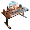 Escritorio de computadora de madera maciza, escritorio sencillo para el hogar, escritorio para dormitorio de estudiantes, mesa de trabajo, mesa elevable para deportes electrónicos