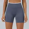 Processamento e Customização de Fábrica/ Produção de Amostras Conforme Desenhos/ Oem/ Impressão de Logo Shorts Esportivos Coloridos Cross-Border para Fitness Feminino