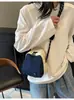 Bolsa Transversal de Luxo Transfronteiriça para Mulheres 2026 Nova Moda Tendência Bolsa de Ombro Casual Versátil Estilosa Color-Blocking Pequena