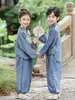 Conjunto Tradicional Chino para Niños, Nuevo Hanfu de Estilo Chino de Verano, Versión Delgada, Vestido Formal para Niña de un Año, Atuendo para Fiesta de Cumpleaños, Traje Tang, Disfraz Antiguo