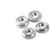 Tuerca de paso con tornillo de mano moleteado DIN466 de aleación de aluminio, juego de tuercas M2,5 M3 M4 M5 M6 M8 M10
