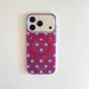 Diseño de lunares a pantalla completa, adecuado para fundas de teléfono iPhone 18, soporte Apple 17 Pro Max, serie 16, serie 15, diseño de airbag doble cara estilo coreano