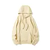 AG024T1 moletom com capuz personalizado de fábrica 380g, forrado com fleece, para outono e inverno, multicolorido, cor sólida, moletom simples